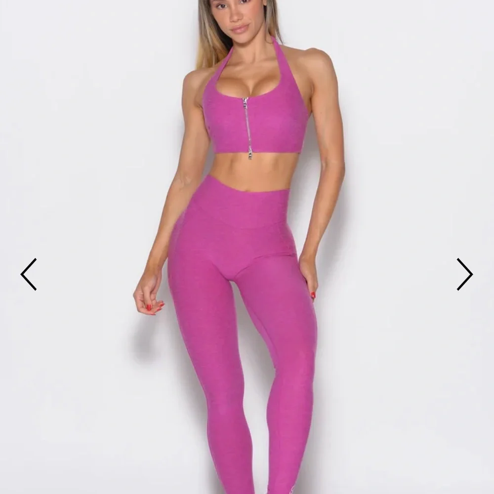 Bombshell Sportswear Uplift Peach Leggings, Laserberry, S, NWT - Picture 3 of 10